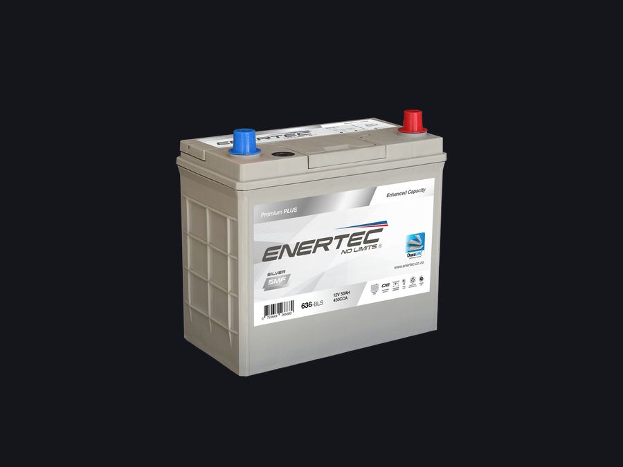 636-BLS 12V 50Ah Enertec Silver Lead-Acid Automotive Battery