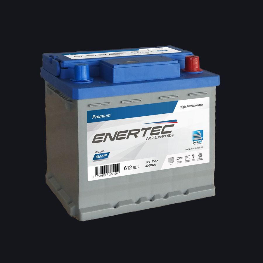 612-BLC 12V 45Ah Enertec BLUE Lead Calcium Automotive Battery