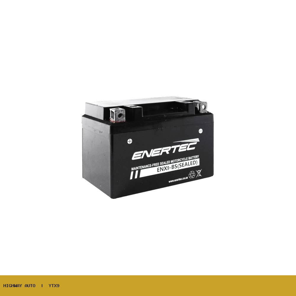 YTX7L-BS 12V 6Ah Enertec AGM Motorcycle Battery